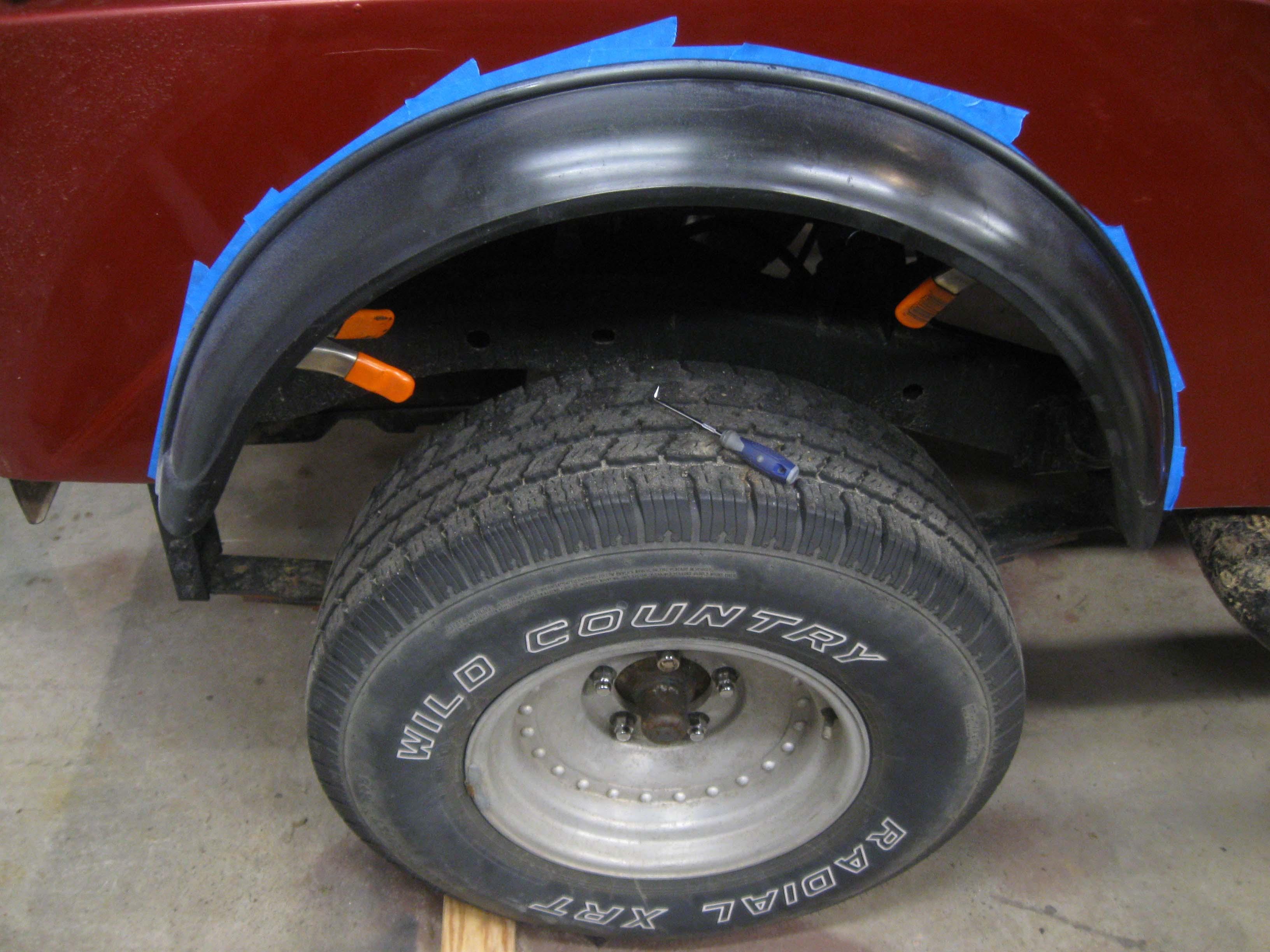 drilling holes for fender flares advice CJ8