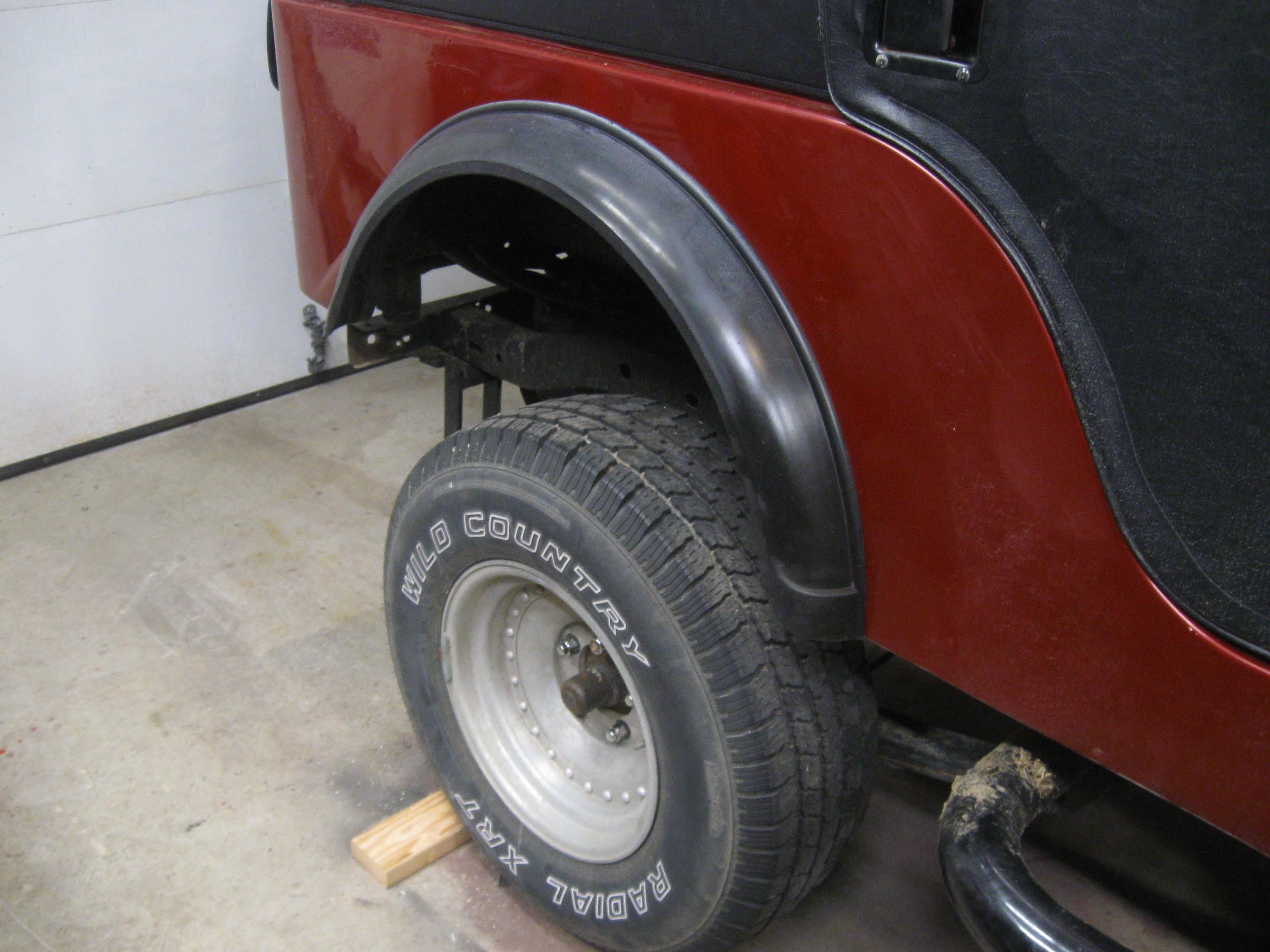 drilling holes for fender flares advice CJ8