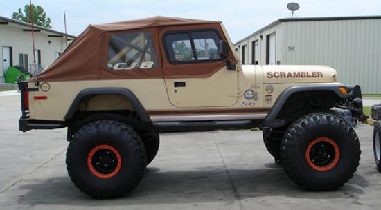 Cj7 Soft Top Modified For A Scrambler Cj 8