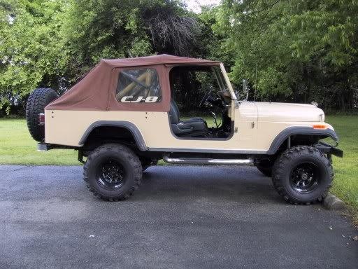 Cj7 Soft Top Modified For A Scrambler Cj 8
