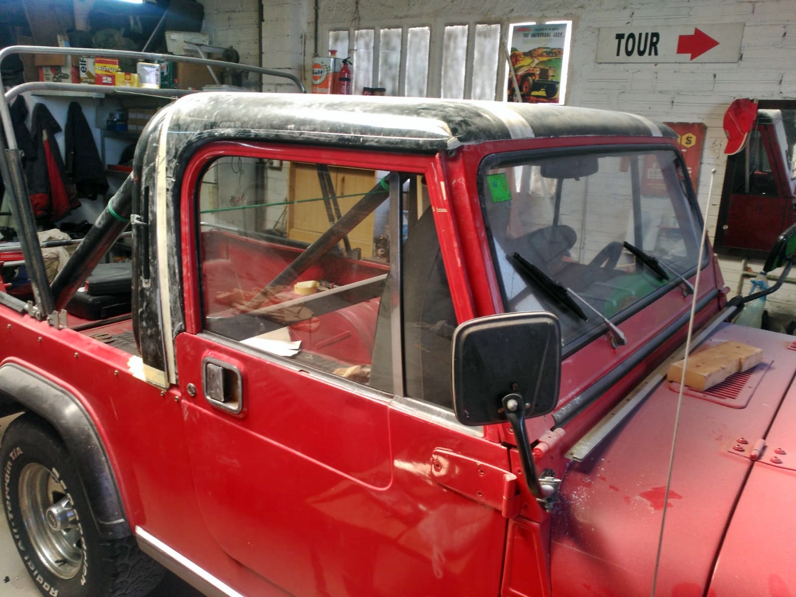 Half cab hard top can be made from YJ hard top??? | CJ-8